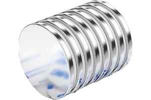 FINDMAG 8Stück 25 x 2 mm Starke Magnet, Scheibenmagnete, Kühlschrankmagnete, Magneten, Neodym Magnets, Magnete für Magnettafel, selbstklebende magnete, WhiteboardMagnete mit doppelseitigem Klebstoff