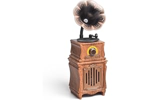 FREEFISH Retro Radio Bluetooth Speaker, Vintage FM Radio, Bluetooth Radio Vintage Decor Gifts for Men, 5W Speakers, Bluetooths 5.3, Support TF Card/AUX/USB, 1800mAh Battery (AS31)