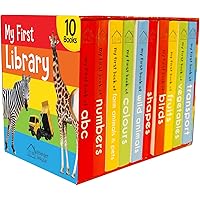 My First Library: Boxset of 10 Board Books for Kids