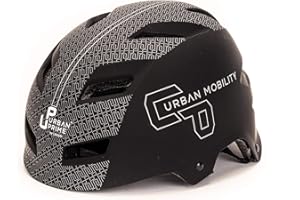 Urban Prime Urban Helmet, Casco Mobilità Elettrica Unisex Adulto, Nero, M