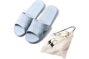 Anmerl Ciabatte da Viaggio per Uomo e Donna Pieghevoli Portatili Suola Antiscivolo e Asciugatura Rapida Infradito Estive Adatte per Hotel, Palestra, Piscina, Spiaggia, Slippers per Interno e Esterno