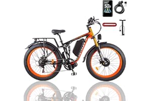 Kinsella 26''Fat Tire Electric Bike Off-road Mountain E-Bike 23Ah Lithium Battery Hydraulic Disc Brake K800 Pro Electric Bicycle