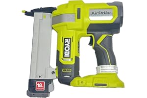 RYOBI ONE+ 18-Gauge Cordless AirStrike Narrow Crown Stapler P361 Green