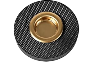 GOSKNOR Cello endpin Anchor Stopper, Rubber Rock Stop Mat Pad endpin Rest, Double Bass Round Protector Cello Holder Accessories with Reinforced Brass Base Instrument for Practice & Performance