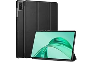 FINTIE Coque pour Honor Pad X8a 11 Pouces 2024, Coque Fine et Rigide Étui à Rabat Pliable Housse pour Tablette Honor Pad X8a, Noir