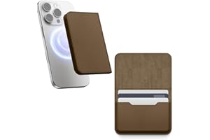 elago Magnetic Vegan Leder Wallet Card Holder 3-Cards Kompatibel mit MagSafe für iPhone 17/16/15/14/13/12 Serie - Sichere Telefon Brieftasche, Kratz- und Beschädigungsschutz