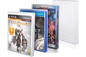 EVORETRO Premium Video Game Box Protector Case compatible for PS4 games, XBOX1 games, PS3 games - God of War, The Witcher, Marvels Spider Man, the last part of us, Red dead redemption, Uncharted (Pack of 25)