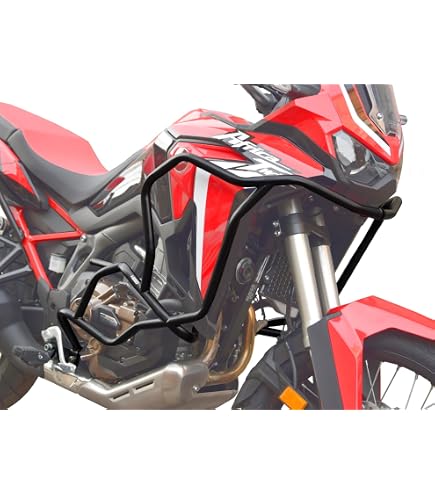 Crash bars for Honda CRF 1100 Africa Twin Adventure Sports (2020 - 2023)- Bunker silver + Bags