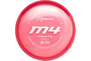 Prodigy Disc M4 Air | Understable Disc Golf Midrange | Extremely Reliable for Straight to Understable Shots | Great Beginner Midrange Disc | Lightweight Plastic | 160-164g | Colors May Vary