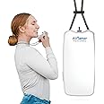 AirTamer A310W Personal Rechargeable and Portable Air Purifier Negative Ion Generator, Proven Performance, White with Metal Travel Case