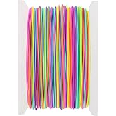 vaolmlop Cuerda El&aacute;stica 1mm x 30m Hilo de Abalorios Manualidades Pulseras,Cuerda de Manualidades de Tela,Hilo El&aacute;stico para