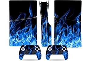 Wonhomke Le Sky Design pour Stickers pour PS5 Slim Disk Skin pour Ps5 Slim Disque Vinyle Skin pour La ps5 Slim pour PS5 Disque Mince PVC Autocollant (Ps5-011)