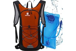 BBAIYULE® Sac à dos d'hydratation avec vessie d'hydratation 2L, sans BPA | Sac à dos d'eau avec vessie | Sac à dos de sport pour hommes et femmes pour la course à pied, le cyclisme, le ski, la randonnée, l'escalade et le camping.