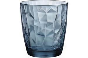 COSECHA PRIVADA Bormioli Rocco - Bicchieri Serie "Diamond", océan bleu, 305ml