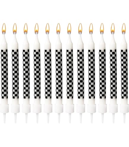 12 Stück Rennwagen-Luftballons – 18 Zoll, Kariert & Reifen-Muster, Für Racing-Party-Dekoration