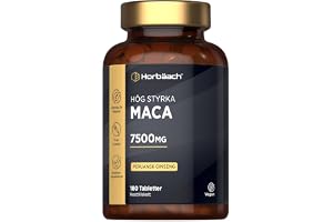 Maca Root 7500 mg - 180 Veganska Tabletter Hög Styrka Maca Root Extrakt