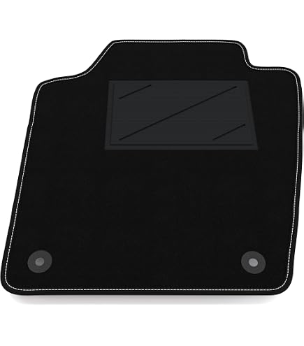 Tappetini Gomma Auto Anteriori Per Skoda Fabia III (2014-2021) - Set 2 Pezzi, Antiscivolo, Impermeabili, Con Bordo Alto, + Deodorante Omaggio