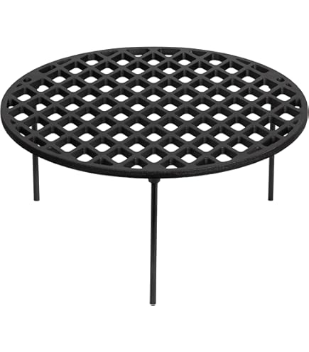 MOESTA-BBQ 10656 BBQ Disk vuurplaat enkel - Plancha 6 mm gietijzeren plaat voor kogelgrill/grillvat/ketelgrill