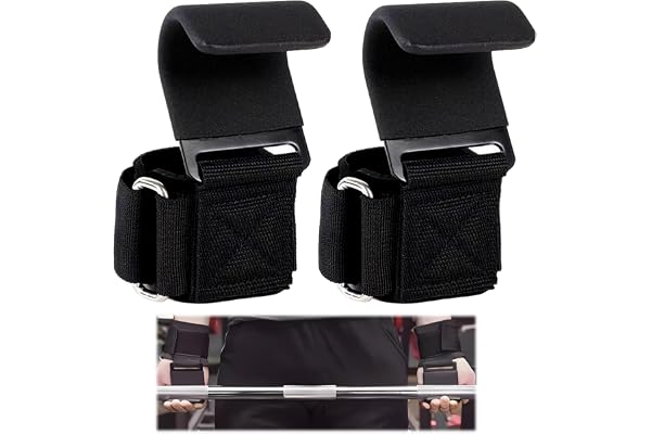 Tyngdlyftningskrok med handledsbandage för fitness och bodybuilding, draghjälpmedel av läder, pull-up-krok för dödsliftar, sh