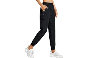 Libin Pantalon de Randonnée Femme Été Jogging Cargo Léger Séchage Rapide Imperméable Montagne Pantalon pour Casual Extérieur Travail