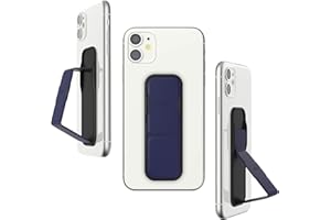 CLCKR Soporte de teléfono Universal con Agarre Delgado y múltiples Modos de visualización para iPhone 15/14/13, Samsung S22, Huawei, LG teléfonos, tabletas y más, Azul