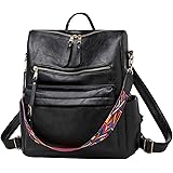 JUANMAO 2023 Moda Zainetto Donna Pelle/Tessuto Casual Daypack Backpack Per Scuola, Shopping, Universita, Liceo E Viaggio Bors