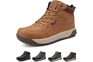 ARRIGO BELLO Scarpe Invernali Uomo Stivali Neve Foderati di Caldo Scarpe Trekking Alpinismo Antiscivolo 41-46