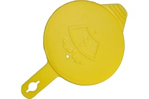 MKAREPART Bouchon de lave-glace jaune compatible avec Astra F, Corsa B, Corsa C, Vectra A 1450591, 90563741