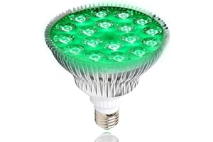 QIANYAN Volle GrüNe GefüHrte Wachsen Lichter Birnen füR Pflanzenruhe, 520nm Pflanzenlampe Helfen Zu Schlafen, Reflektieren 530nm GrüNes Licht Sicher im Dunkeln