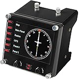 Logitech G Saitek Pro Flight Instrument Panel, Professional Simulation LCD Multi-Instrument Controller, 15 Readout Types, Exp