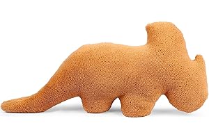 ETAOLINE Dino Nugget Pillow Chicken Nugget Plush Toy Stuffed Animals, Triceratops, S