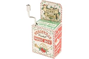 CGB Giftware Christmas Music Box 'Silent Night' | From Joy To The World Christmas Range | Wind Up Novelty | Secret Santa | Gift | GB02997
