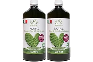 Benessence - Succo di Fico d’India da bere al 99,5% -Nopal – Equilibra il peso corporeo - 2L