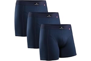 DANISH ENDURANCE Boxer Homme en Coton Ultra Doux et Élastique avec ou sans Poche, Caleçon Homme, Lot de 3, 6 ou 10