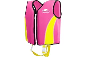 Gogokids Kids Swim Vest - Baby Folat Swim Training Jacket Toddler Buoyancy Swimsuit Swimwear for 2-9 years