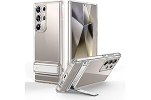 ESR Etui do Samsung Galaxy S24 Ultra, 3 tryby stojaka, ochrona przed upadkiem klasy wojskowej, obsługuje bezprzewodowe ładowanie, smukłe etui na telefon Samsung S24 Ultra, etui Boost Kickstand Case,
