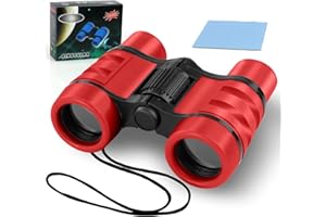 OSDUE Binocolo per Bambini - Compatto Binocolo, Mini Portatile Bambini Binocolo, Giocattoli Regalo Ottimale per Bambino e Bambina, per Bird Watching Campeggio Escursionismo Attività All'aperto