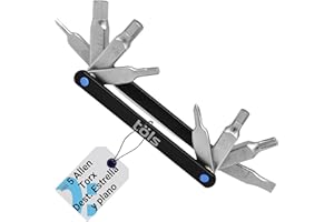 TÖLS BIKE COMPONENTS TÖLS 8 multiherramienta bicicleta Aina - Llave Allen 5 Tamaños y Llave Torx + Destornillador Estrella + Destornillador Plano - kit herramientas bicicleta mtb perfecto regalos para ciclistas