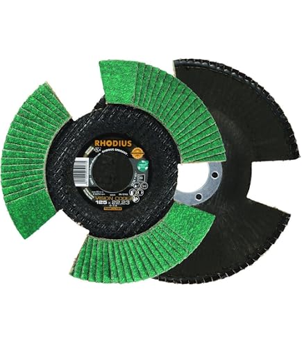 Disques à Lamelles Transparents RHODIUS Vision Pro Ø125mm - Lot De 10