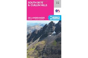 South Skye & Cuillin Hills Map | Isle of Skye | Ordnance Survey | OS Landranger Map 32 | Scotland | Walks | Cycling | Days Out | Maps | Adventure: 032