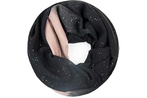 Gloop - Sciarpa da donna, leggera, a tubo, in diversi colori