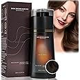 Dark Brown Polar Hair Dye Shampoo,Colour Shampoo to Cover Grey Hair,Hair Care Instant Dye Shampoo,Long Lasting Hair Color Shampoo for Grey Hair,Hair Color for Women,Anti Grey Shampoo(Dark Brown)