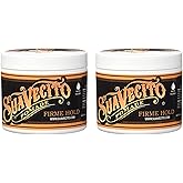 Suavecito Firme Strong Hold Pomade, Strong Hold Pomade For Men, Medium Shine Water Based Wax Flake Free Hair Gel, 4oz/113g x 