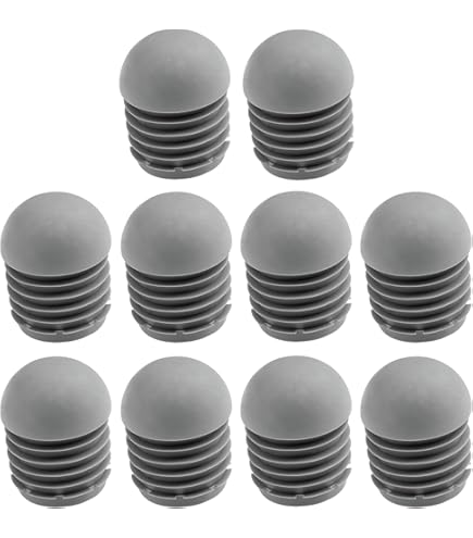 Tapas Goma Extremos Tubo 5/8 Pulgadas 16 Mm 50 Unidades Tapones De