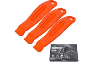 Okuleya Pack of 3 DÉmonte Pneu VÉlo Ultra Forts - Nylon Demonte Pneus Velo Leviers De Pneus de VÉlo RÉparation de Pneu, Pelle Bicycliste Outil de RÉparation pour Retirer Le Pneus de VÉlo