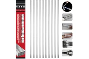 KANGXIN 20PCS Aluminium Welding Rods,Low Temperature Aluminum Welding Wire,Easy Welding Rods Aluminum,Low Temperature Welding Rods,Low Melt Solder Welding Rods,Sturdy Aluminium Rod Universal Welding Wire