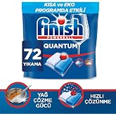 Finish Quantum 72 Kaps&uuml;l Bulaşık Makinesi Deterjanı Tableti