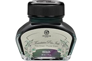 Octopus Fluids Witch Sheen Ink 30ml Green Fountain Pen Ink