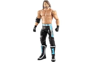 MATTEL WWE - AJ Styles Personaggio Articolato, Giocattolo 3+ Anni, 15 cm, GCB55