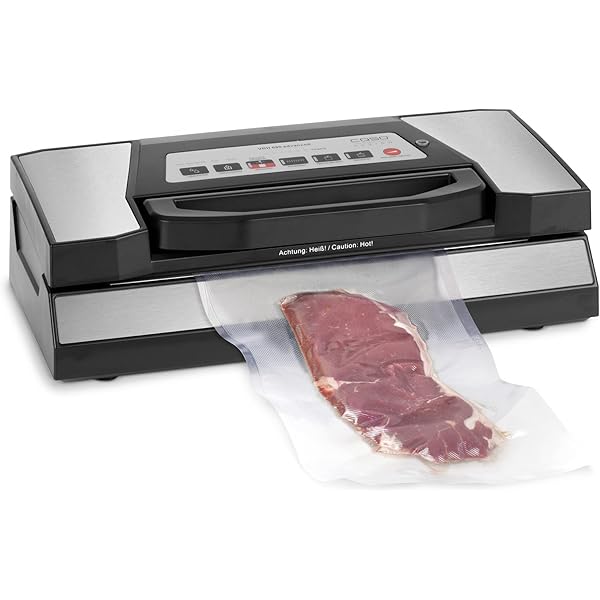 KitchenBoss Vacuümmachine, vacuümverpakker blijft tot 8 x langer fris, folielasapparaat stabiele lasnaad, incl. 5 professionele foliezakken voor sous vide en droge of vochtige levensmiddelen